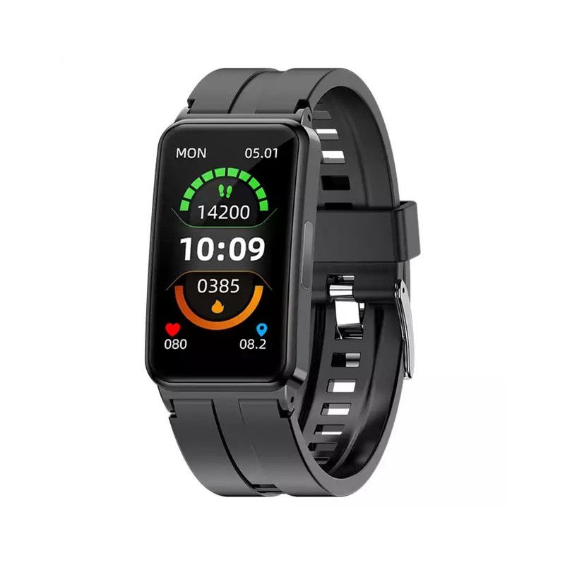 EP01 Blood Glucose Sugar Smart Watch ECG HRV heart rate temperature 1.47" HD waterproof Smart Bracelet Band Fitness Tracker