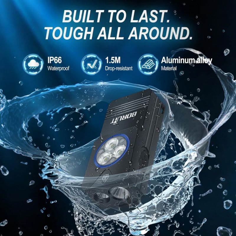 EV30 Mini LED EDC Flashlight with 365nm UV Light, 550 Lumens USB-C Rechargeable Pocket Keychain Flashlight