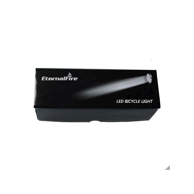 9T6 luz de bicicleta 9 * T6 10800 Lumens 3 modos LED Bicycle farol incluem bateria e carregador - preto