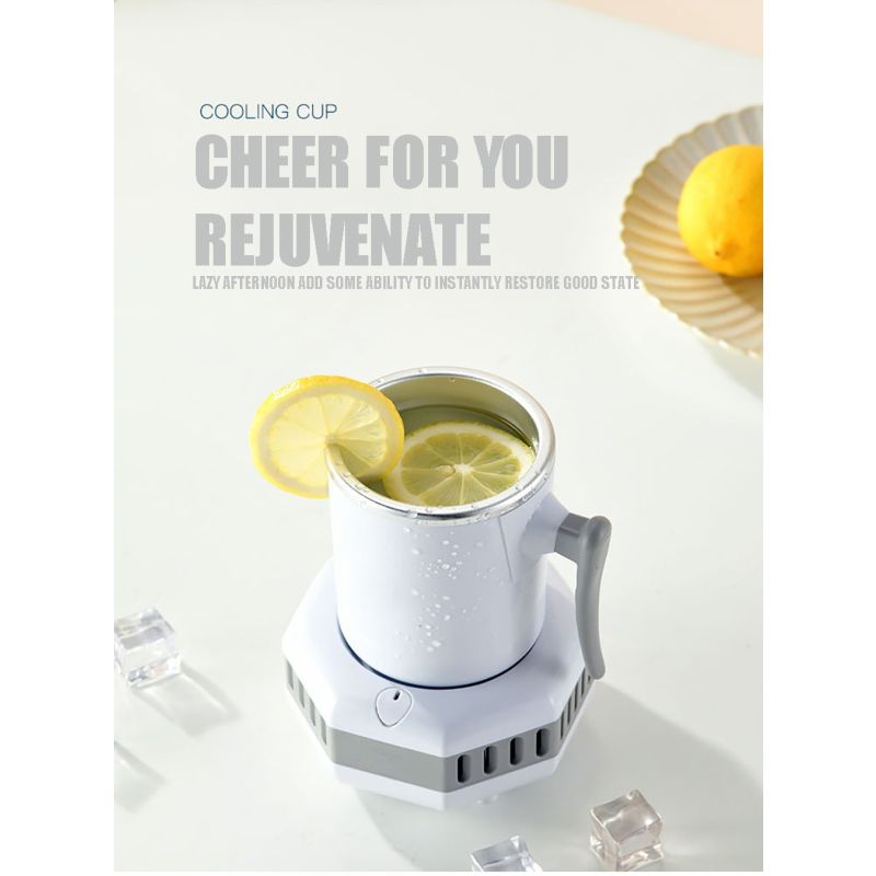 Portátil refrigerador elétrico verão bebida refrigerador chaleira instant copo de refrigeração rápida máquina de bebida fria máquina de aparelho pequeno