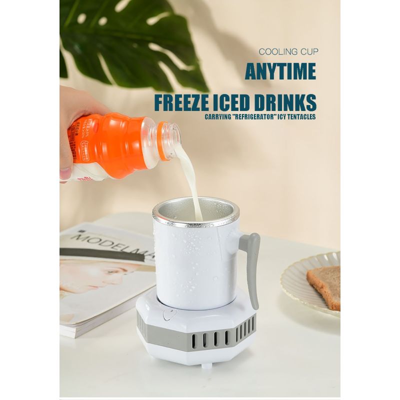 Portátil refrigerador elétrico verão bebida refrigerador chaleira instant copo de refrigeração rápida máquina de bebida fria máquina de aparelho pequeno