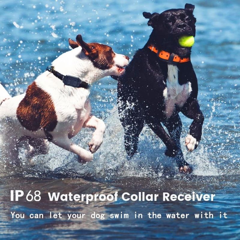 2020 Novo 1000m Cão Elétrico Treinamento Colares Pet Remoto Recarregável Recarregável com Display LCD para Todos Tamanho Bark-Stop Collars