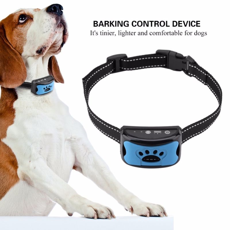 Cão de estimação anti barking dispositivo usb elétrico cães ultrassônico treinamento cão parar de latir vibração anti casca gola dropship