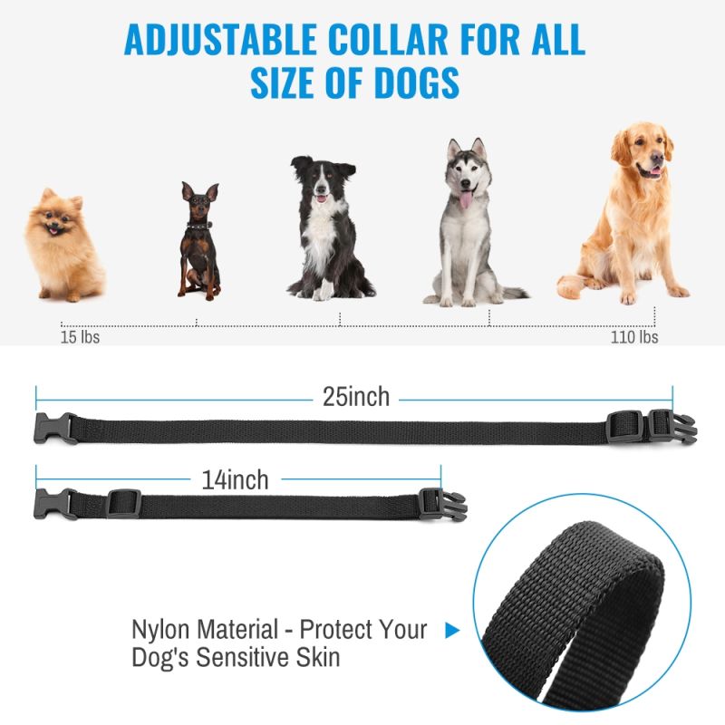 PETRAINER 998D 300M Remote Elétrico Cão Collar Choque Vibração Recarregável à prova de chuva de treinamento de cão com tela LCD