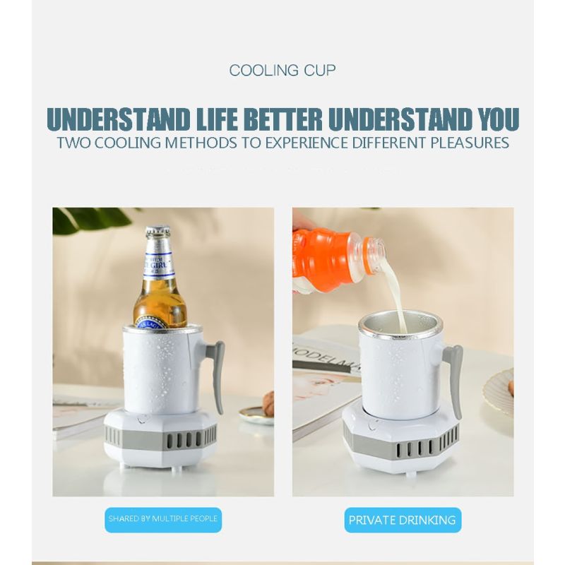 Portátil refrigerador elétrico verão bebida refrigerador chaleira instant copo de refrigeração rápida máquina de bebida fria máquina de aparelho pequeno