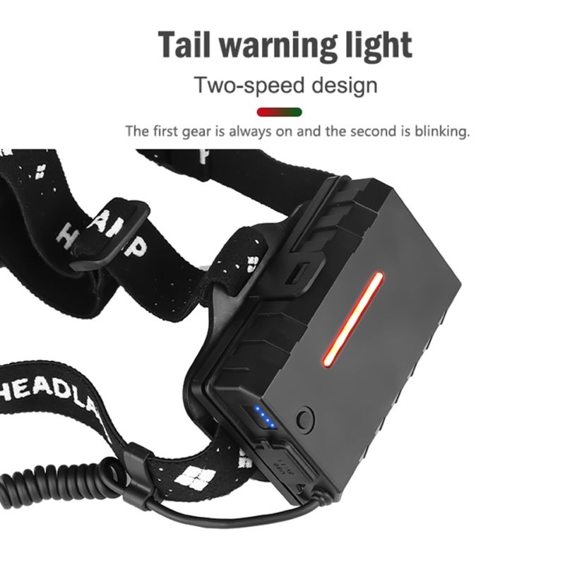 Mais poderoso XHP70 LED Headlamp 8000LM cabeça lâmpada USB recarregável farol impermeável zoom luz de pesca use 18650 bateria