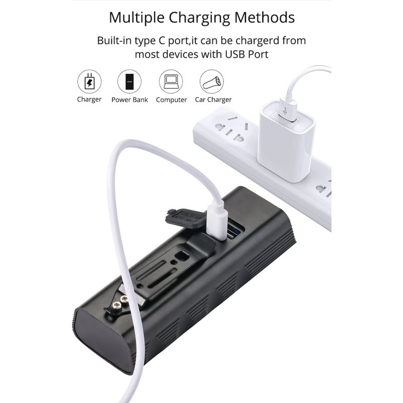 Luzes dianteiras de bicicleta TK5 5x T6 5000 Lumens USB Farol de bicicleta recarregável para a noite