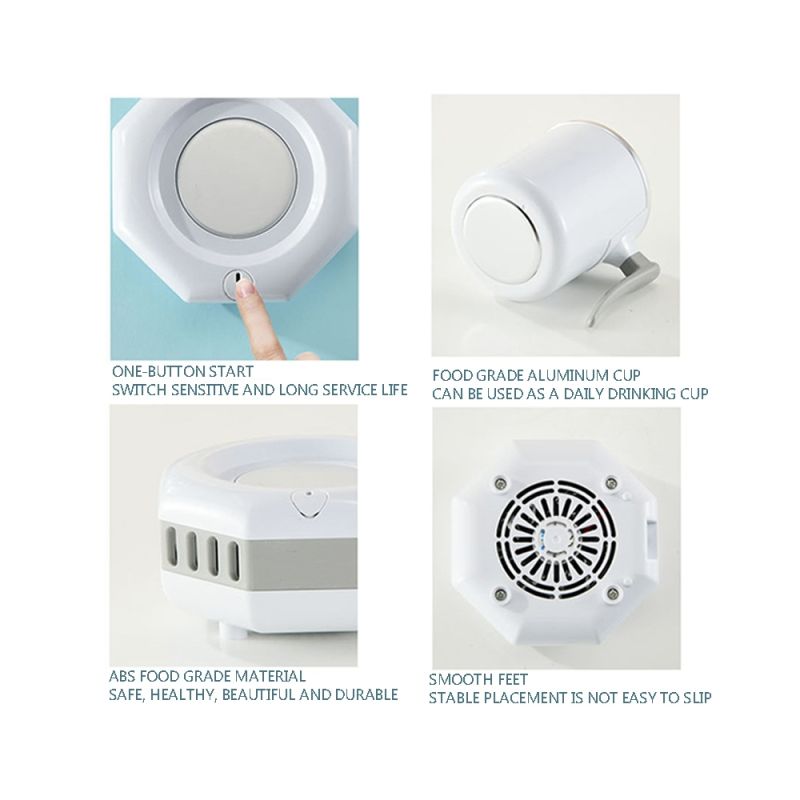 Portátil refrigerador elétrico verão bebida refrigerador chaleira instant copo de refrigeração rápida máquina de bebida fria máquina de aparelho pequeno