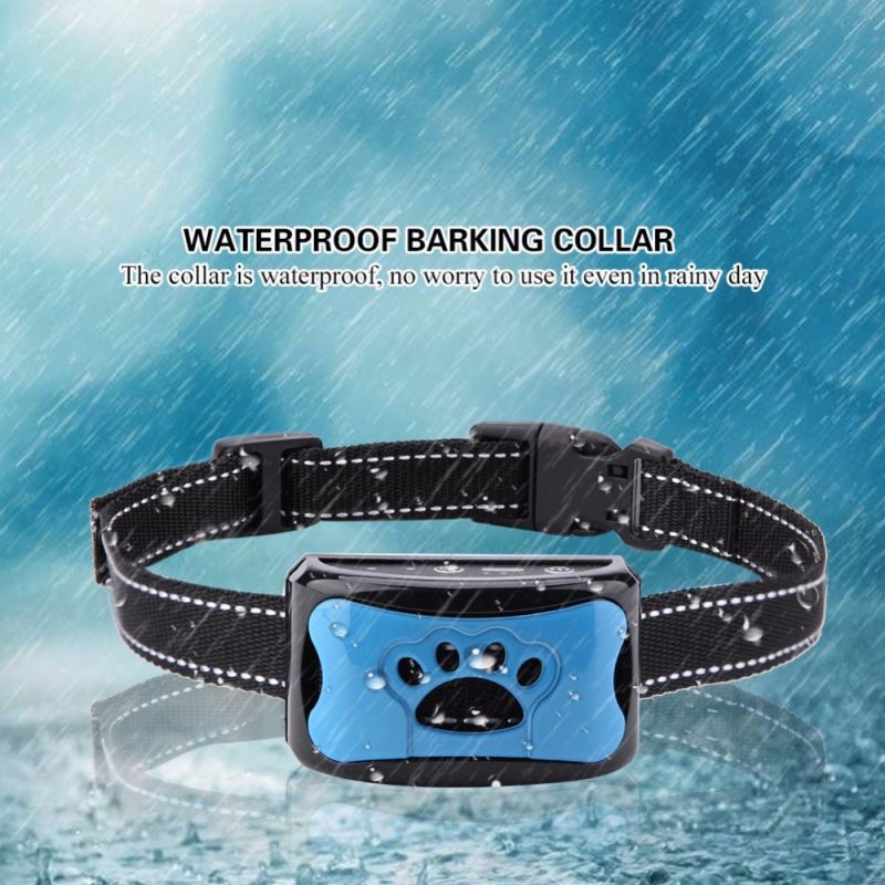 Cão de estimação anti barking dispositivo usb elétrico cães ultrassônico treinamento cão parar de latir vibração anti casca gola dropship