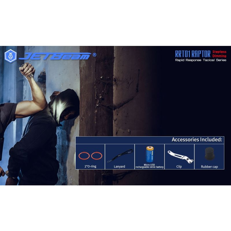 JetBeam Jet-RRT01 XP-L 950 LUMEN LED Lanterna LED