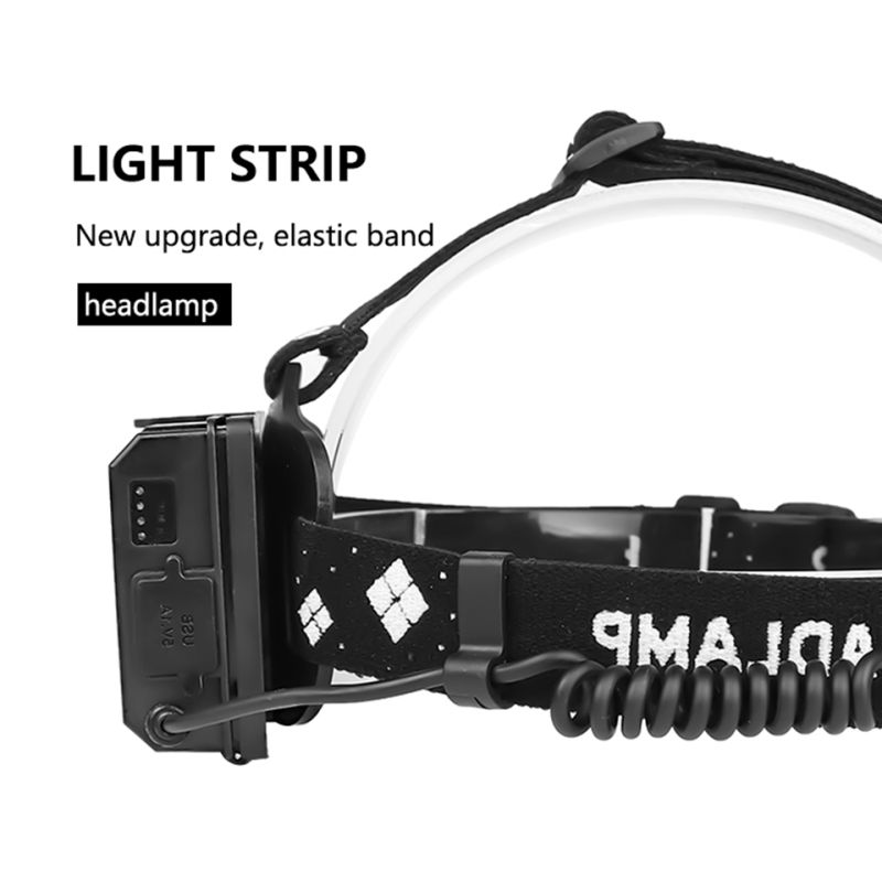 Mais poderoso XHP70 LED Headlamp 8000LM cabeça lâmpada USB recarregável farol impermeável zoom luz de pesca use 18650 bateria