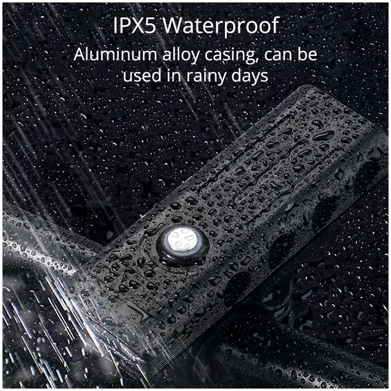 Luzes dianteiras de bicicleta TK5 5x T6 5000 Lumens USB Farol de bicicleta recarregável para a noite