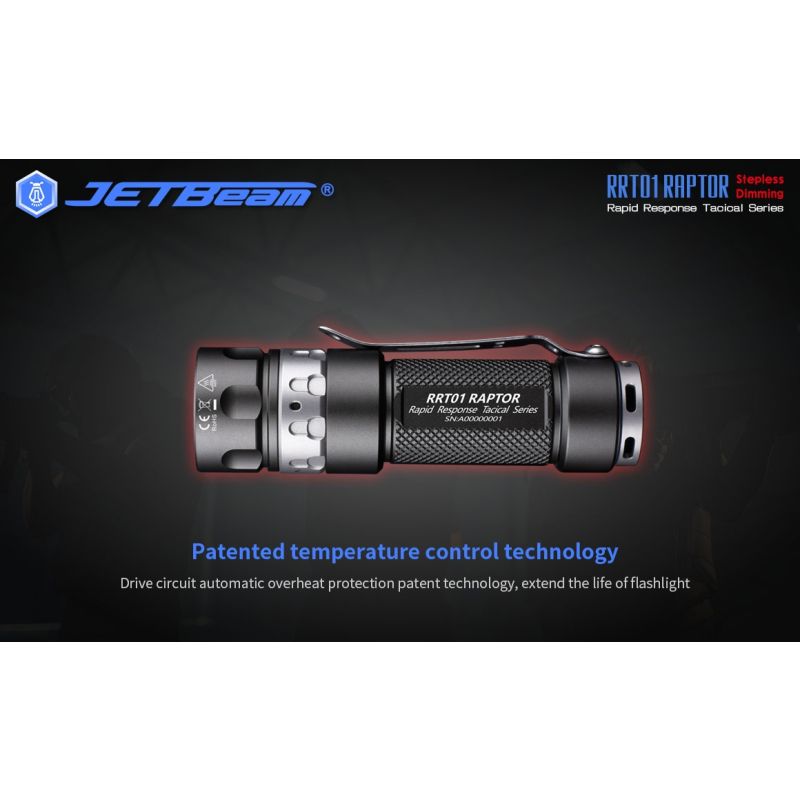 JetBeam Jet-RRT01 XP-L 950 LUMEN LED Lanterna LED