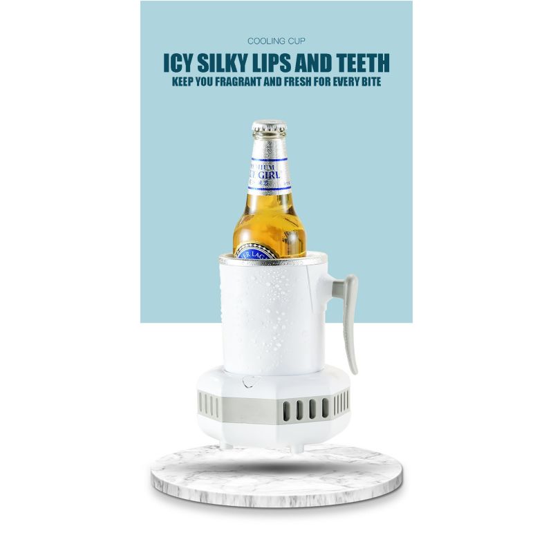 Portátil refrigerador elétrico verão bebida refrigerador chaleira instant copo de refrigeração rápida máquina de bebida fria máquina de aparelho pequeno