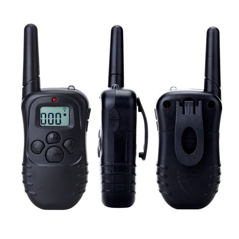 300m Cão Elétrico Colar De Treinamento À Prova D 'Água Pet Controle Remoto com LCD Remoto para Todo Size Choque Vibração Som Pet Collar