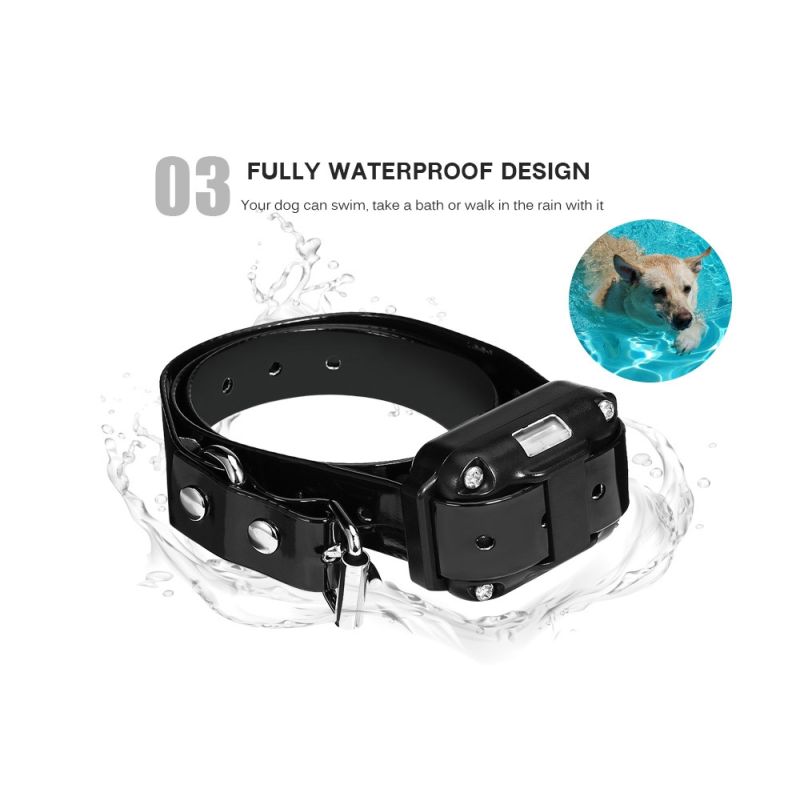 2020 Novo 800m Elétrico Dog Treinando Collar Pet Remoto Recarregável Recarregável com Display LCD para Todo Som Choque Vibração Som