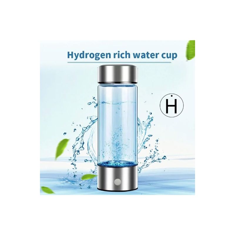 Portable Hydrogen Generator Water Cup with Filter Ionizer Stylish 420ml Boosts Hydration and Antioxidant Levels