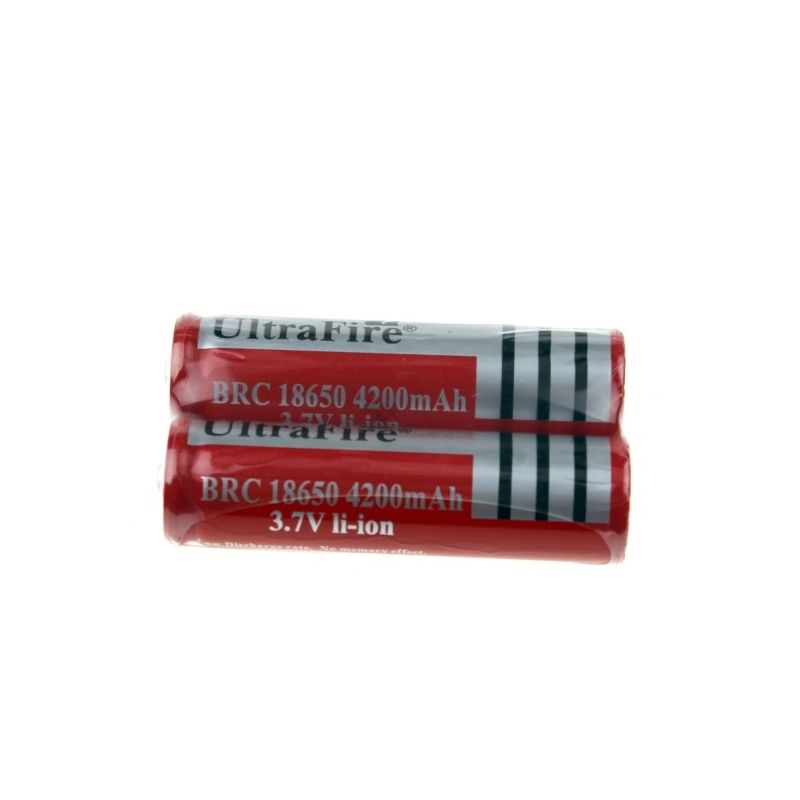 Ultrafire brc 4200mAh 3.7V li-ion recarregável 18650 bateria (1 par)