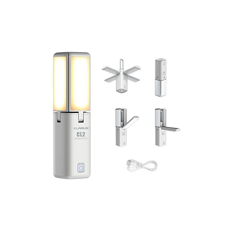 Klarus CL2 750 Lumen Freefolding Camping Light Portable Eye-caring Versatile Lamp with 7 Light Modes