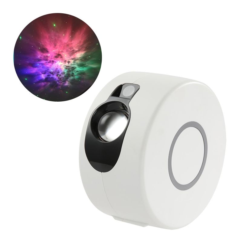Laser Starry Sky Projetor Night Light 7 Cores 360 Graus Rotação Galáxia Lâmpada de Projeção Ambiente Quarto Noturno Iluminação Presente