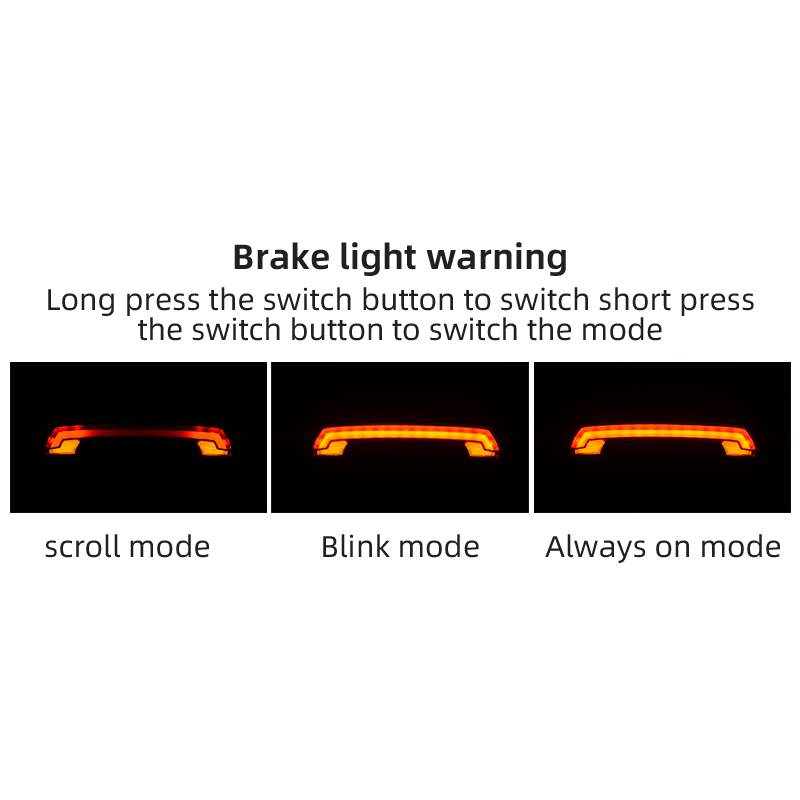 ROCKBROS LKWD-R1 Luz de Bicicleta Inteligente USB LED Controle Remoto Sem Fio Luz Traseira de Bicicleta MTB Estrada Laser Sinal de Volta Lâmpada de Ciclismo Luz Traseira