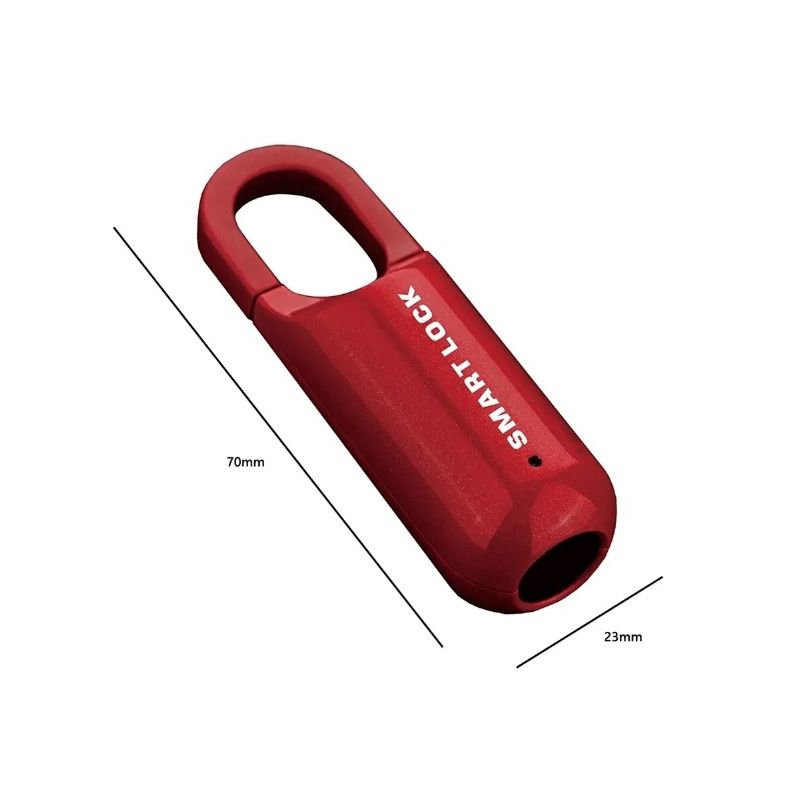 Mini Fingerprint Padlock Quick Unlock Keyless Access Durable Lock with Lightweight Design for Travel Security