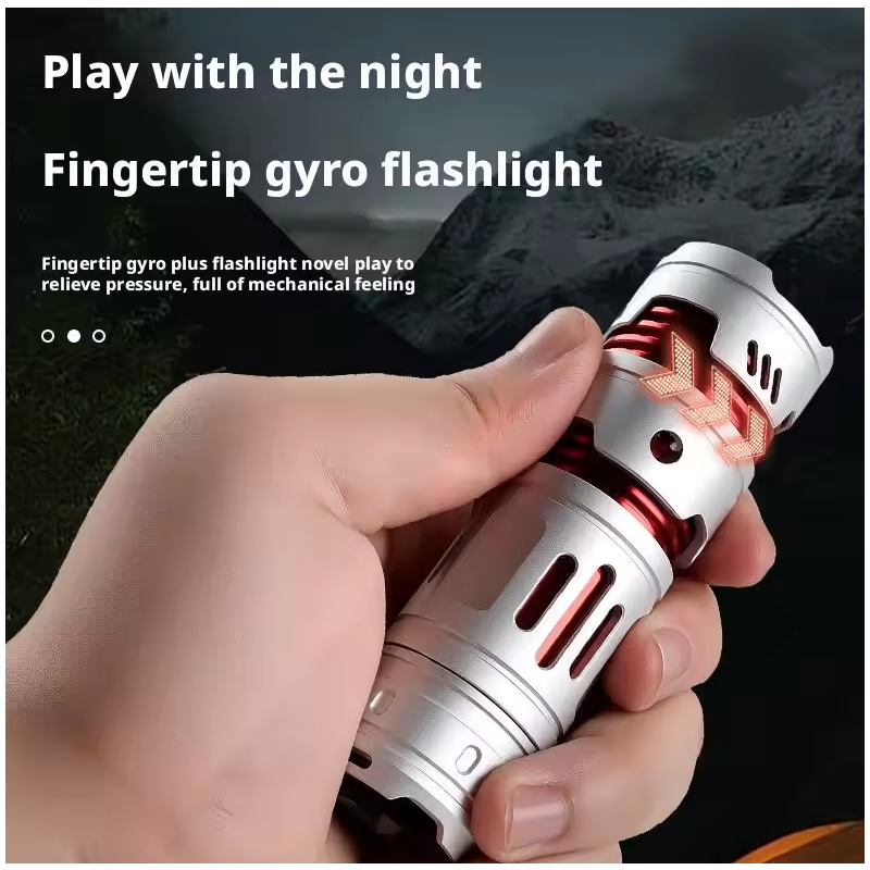 Portable Mini EDC Flashlight USB Rechargeable Pocket Torch Light Keychain Flashlights