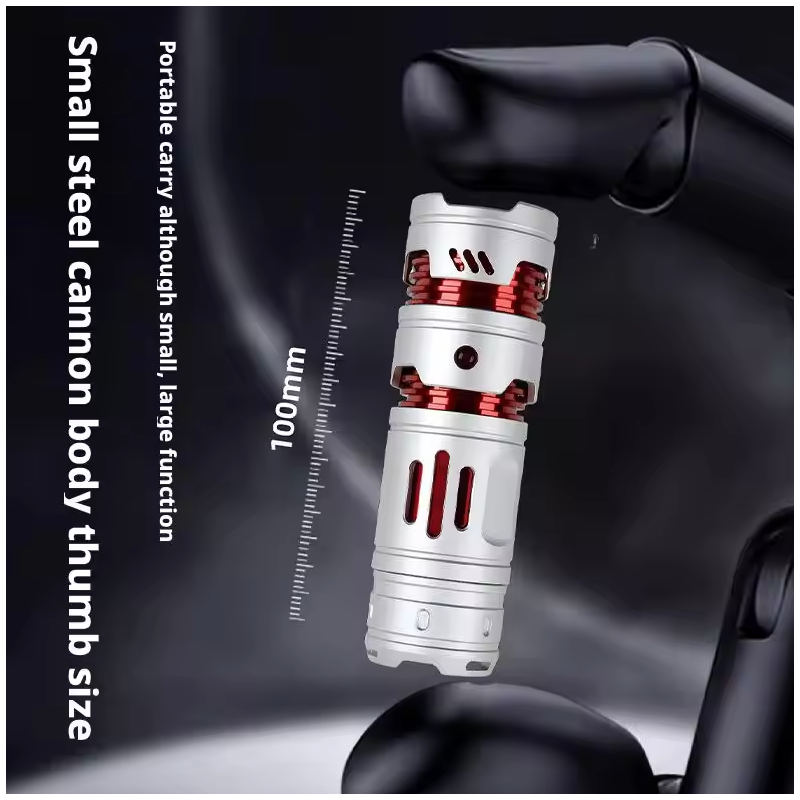 Portable Mini EDC Flashlight USB Rechargeable Pocket Torch Light Keychain Flashlights