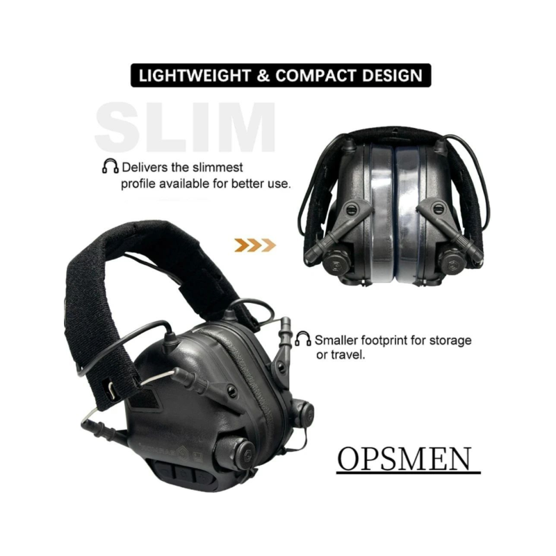 EARMOR M31 MOD4 Tactical Electronic Shooting Earmuffs Noise Reduction Hunting Gear with Comfortable Ear Cushion