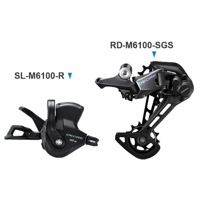 Shimano Deore M6100 12-Speed Groupset Precise Shifting Mountain Bike Upgrades for Trail Riding Performance