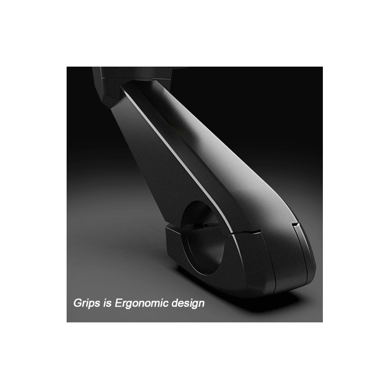 CarryBright CB800 Rearview Mirror Headlight Dual Function Bicycle Safety Equipment for City Riding and Trails