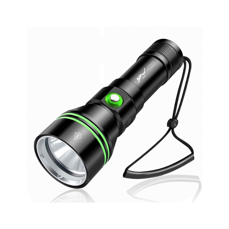 P70 Diving Flashlight, Dive Torch 5000 Lumen Super Bright Flash Lights, IPX8 Underwater Waterproof Night Dive Torch 200 Meters Submersible Light