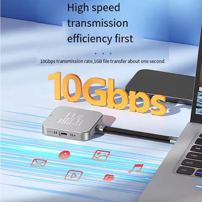 Blueendless M. 2 magnetic docking stations, NVMe solid-state drive box, HDMI high-definition type-c3.2 fast charging laptop converter