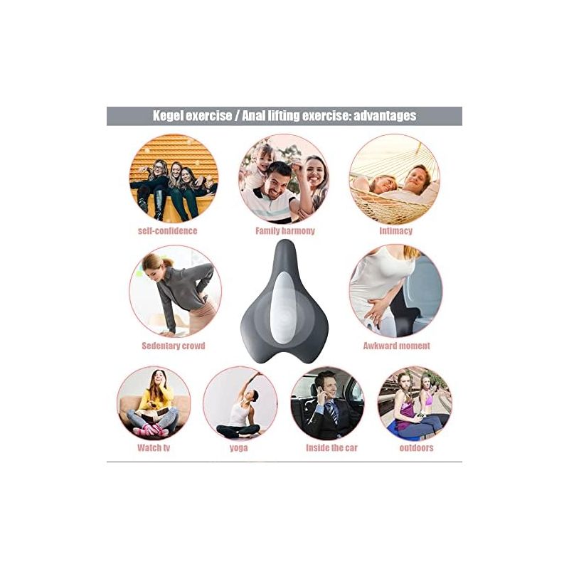 Pelvic Floor Strengthening Device Women,Pelvic Floor Muscle Training,Pelvic Floor Physical Therapy Use for Bladder Control and Pelvic Floor Exercise for Women and Men