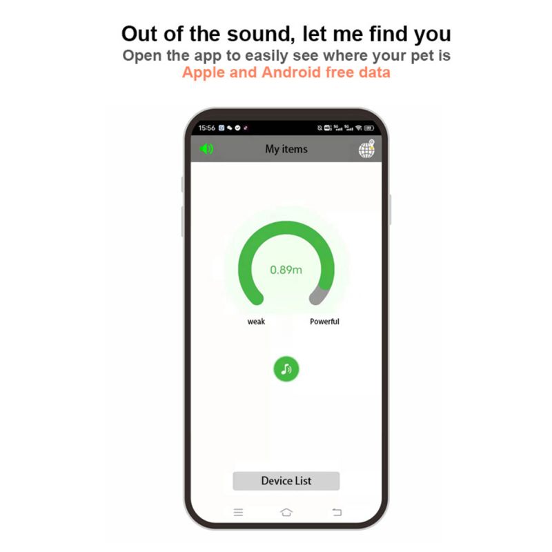 GPS Smart Waterproof Pet Locator Durable Real-Time Pet Tracking IP65 Waterproof Collar for Cats and Dogs