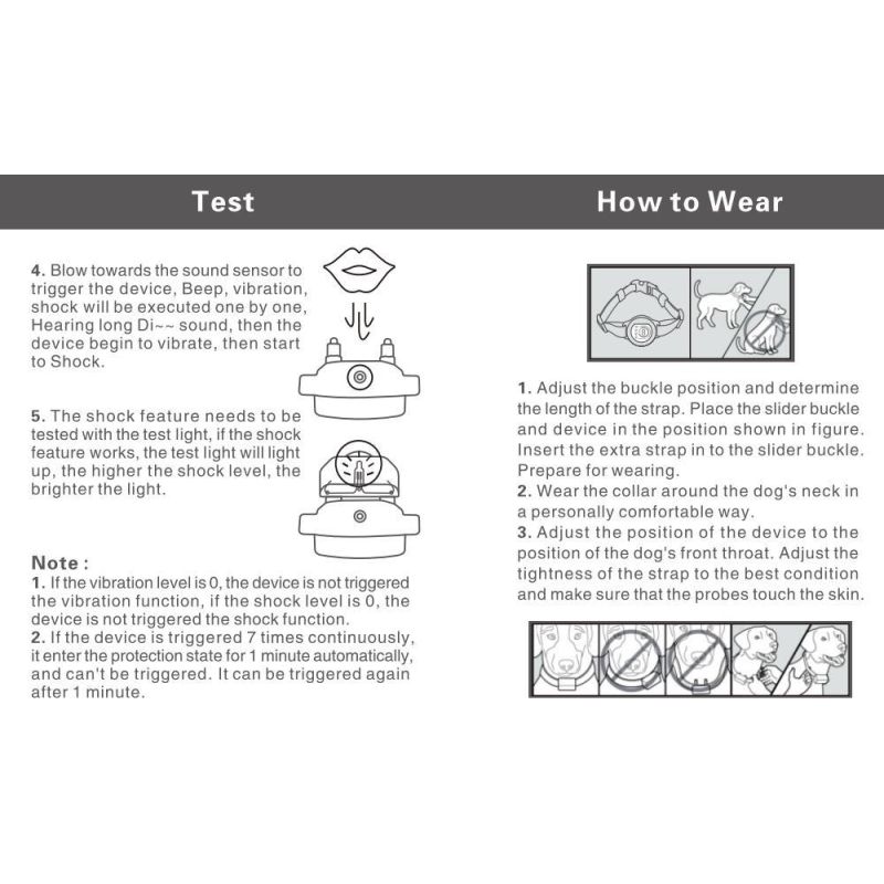Color Screen Stopper Trainer with Bark Detection Algorithm Humane Dog Training Device for Effective Results