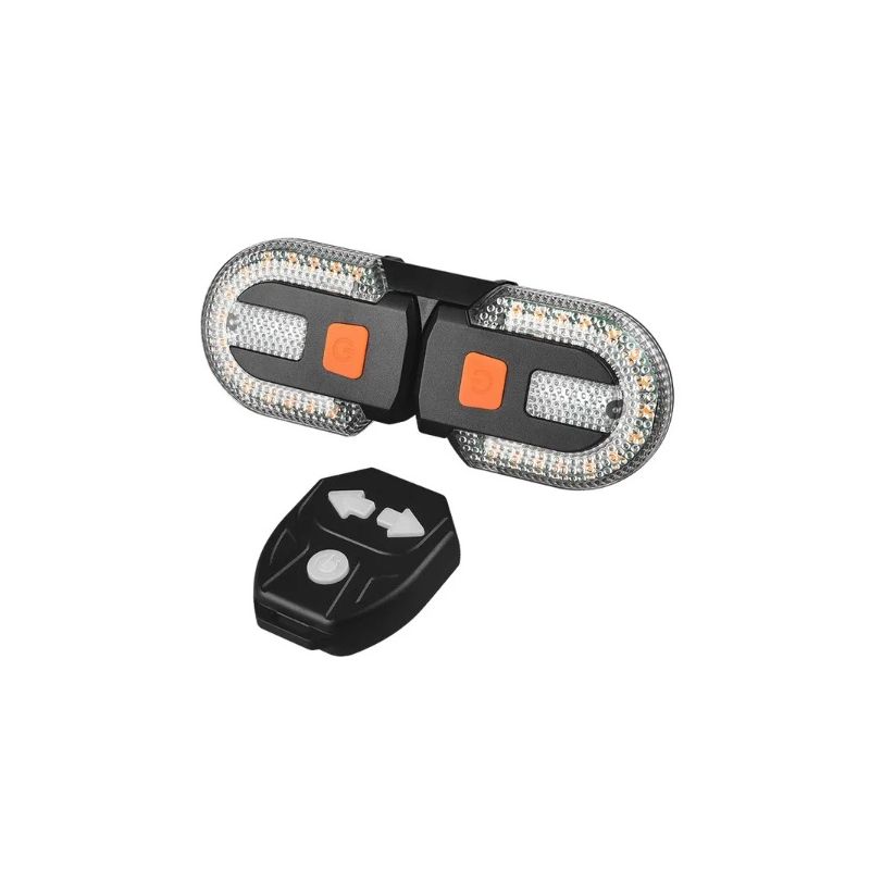 USB Rechargeable Bike Turn Signal Rear Light LED Bicycle Lamp Safety Accessory for Cyclist Visibility