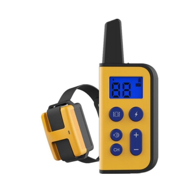 2020 Novo 1000m Cão Elétrico Treinamento Colares Pet Remoto Recarregável Recarregável com Display LCD para Todos Tamanho Bark-Stop Collars