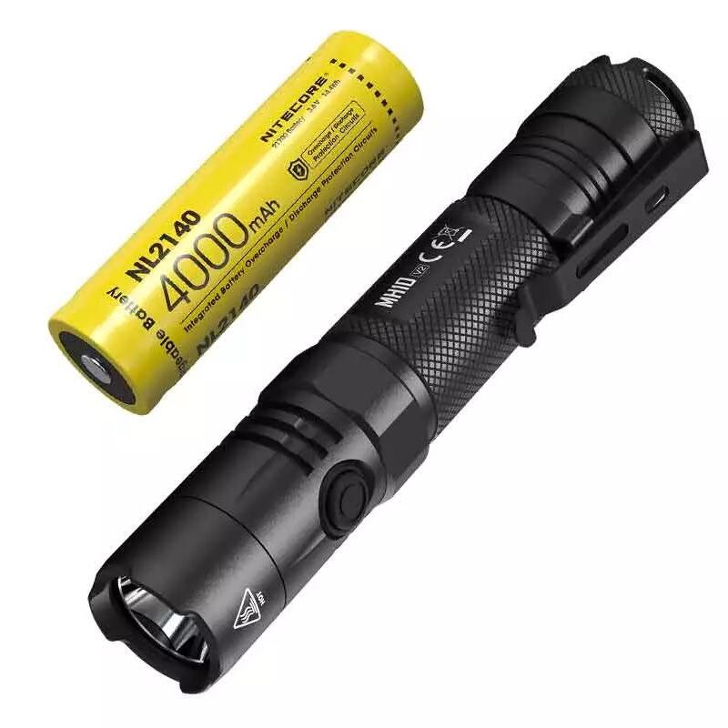 Nitecore MH10 V2 XP-L2 V6 LED 1200 Lumens USB-C Carregando 21700 Bateria Lanterna