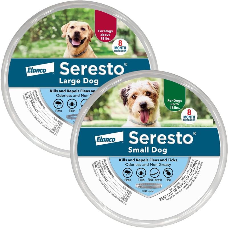 Seresto Large Dog Vet-Recommended Flea & Tick Treatment & Prevention Collar 8 Months Protection