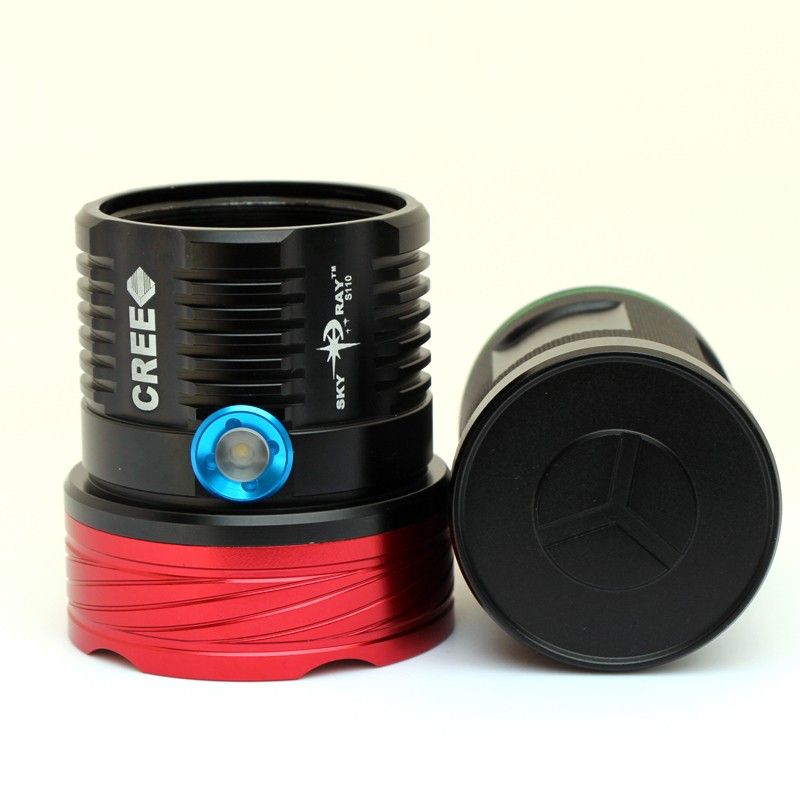 Sky Ray S110 10T6 / U2 10xT6 U2 10.000-Lumen LED Lanterna Tocha