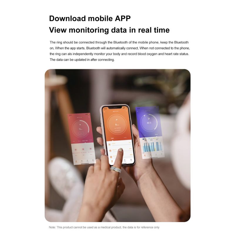 Multi-functional Smart Ring Wearable Technology with Heart Rate and Sleep Quality Tracking Stylish Accessory