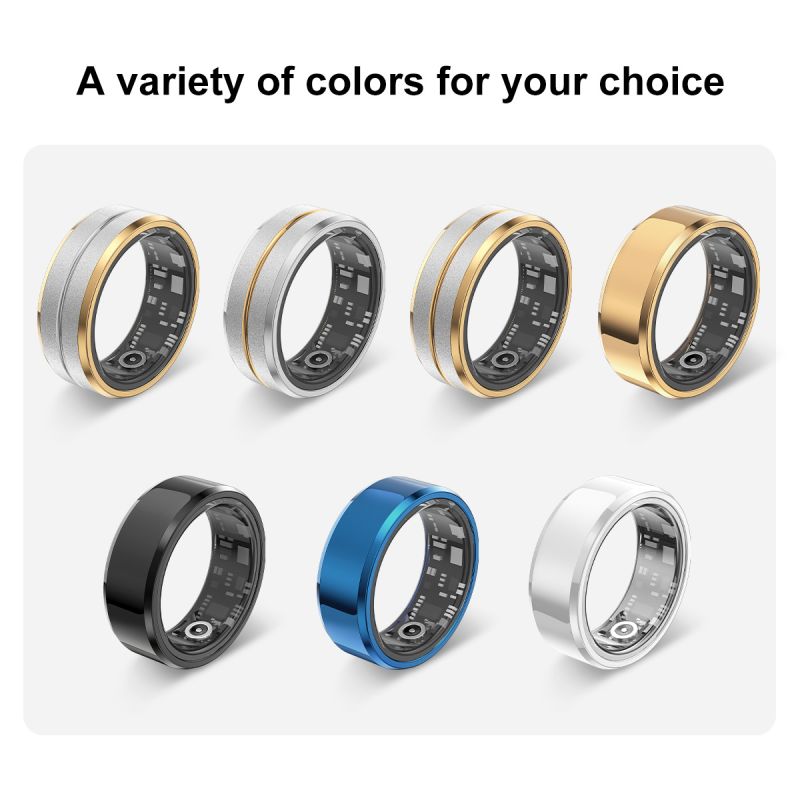 Multi-functional Smart Ring Wearable Technology with Heart Rate and Sleep Quality Tracking Stylish Accessory