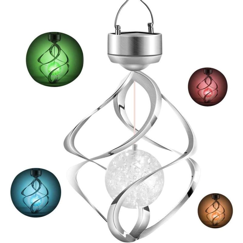 Enchanting Solar Lights Outdoor Decorations Wind Chimes LED Color Changing for Garden Parties Durable Design