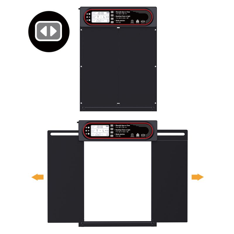 Solar Auto Chicken Coop Door with Timer Light Sensor USB Charging for Eco-friendly Poultry Management