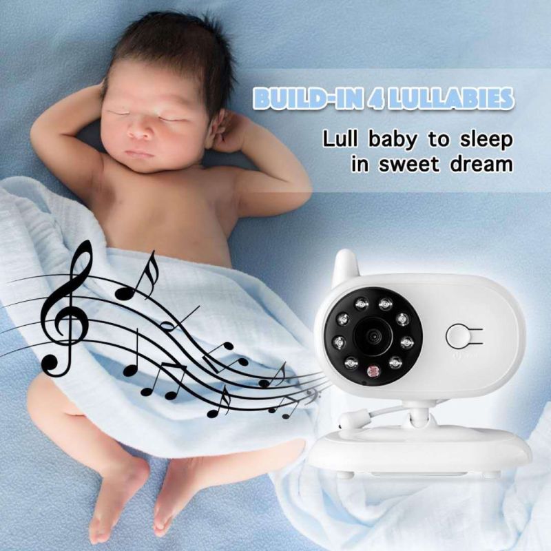 SP850 Wireless Video Baby Monitor 3.5 Inches LCD Night Vision 2 Way Audio Secure Connection for Child Safety