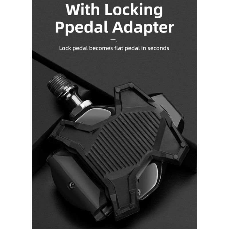 ROCKBROS SPD-SL Road Bike Pedals Ultralight Aluminium Self-locking Cycling Pedals for Enhanced Stability