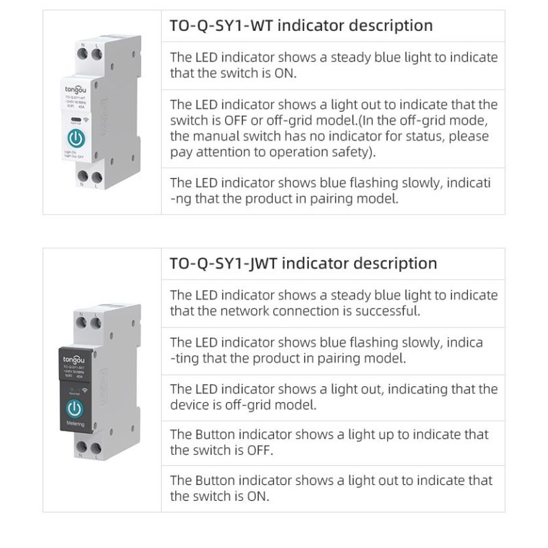 TUYA WIFI Smart Circuit Breaker for Smart Home wireless Remote Control Switch by APP TONGOU