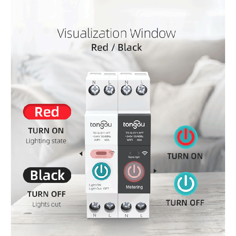 TUYA WIFI Smart Circuit Breaker for Smart Home wireless Remote Control Switch by APP TONGOU