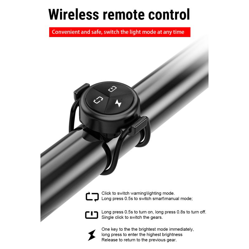 Lâmpada frontal TOWILD CL1200 1200LM Luz de bicicleta LED recarregável USB 21700 4000mAh Luz de bicicleta à prova d'água Farol de bicicleta